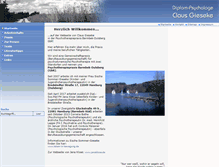 Tablet Screenshot of claus-gieseke.de